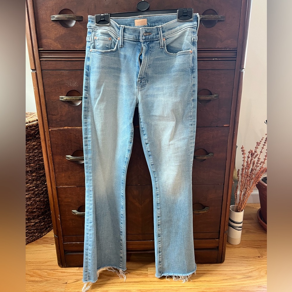 MOTHER denim flare pants